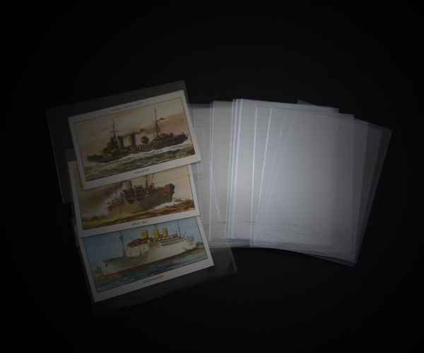 tobacco cigarette card 48 bowman insert sleeves 25 pack bcw