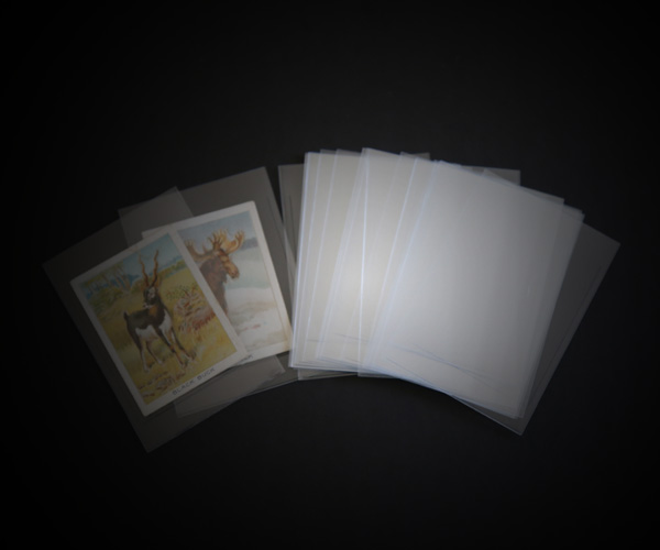 tobacco cigarette card 48 bowman insert sleeves 25 pack bcw